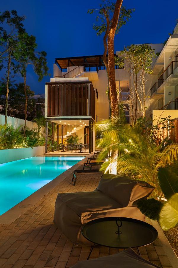 Private Pool And Roof Top For 3 In La Veleta Tulum Extérieur photo