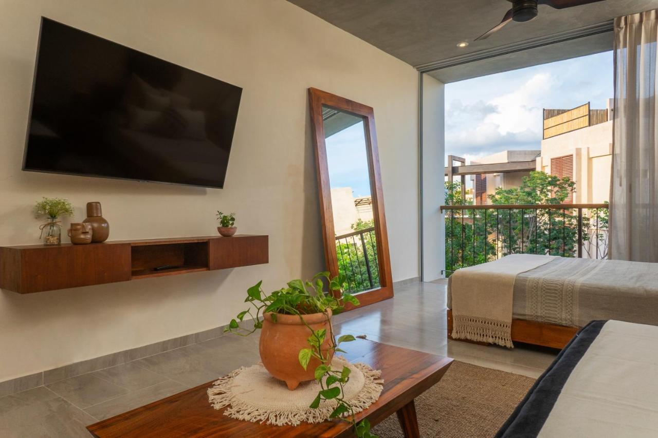 Private Pool And Roof Top For 3 In La Veleta Tulum Extérieur photo