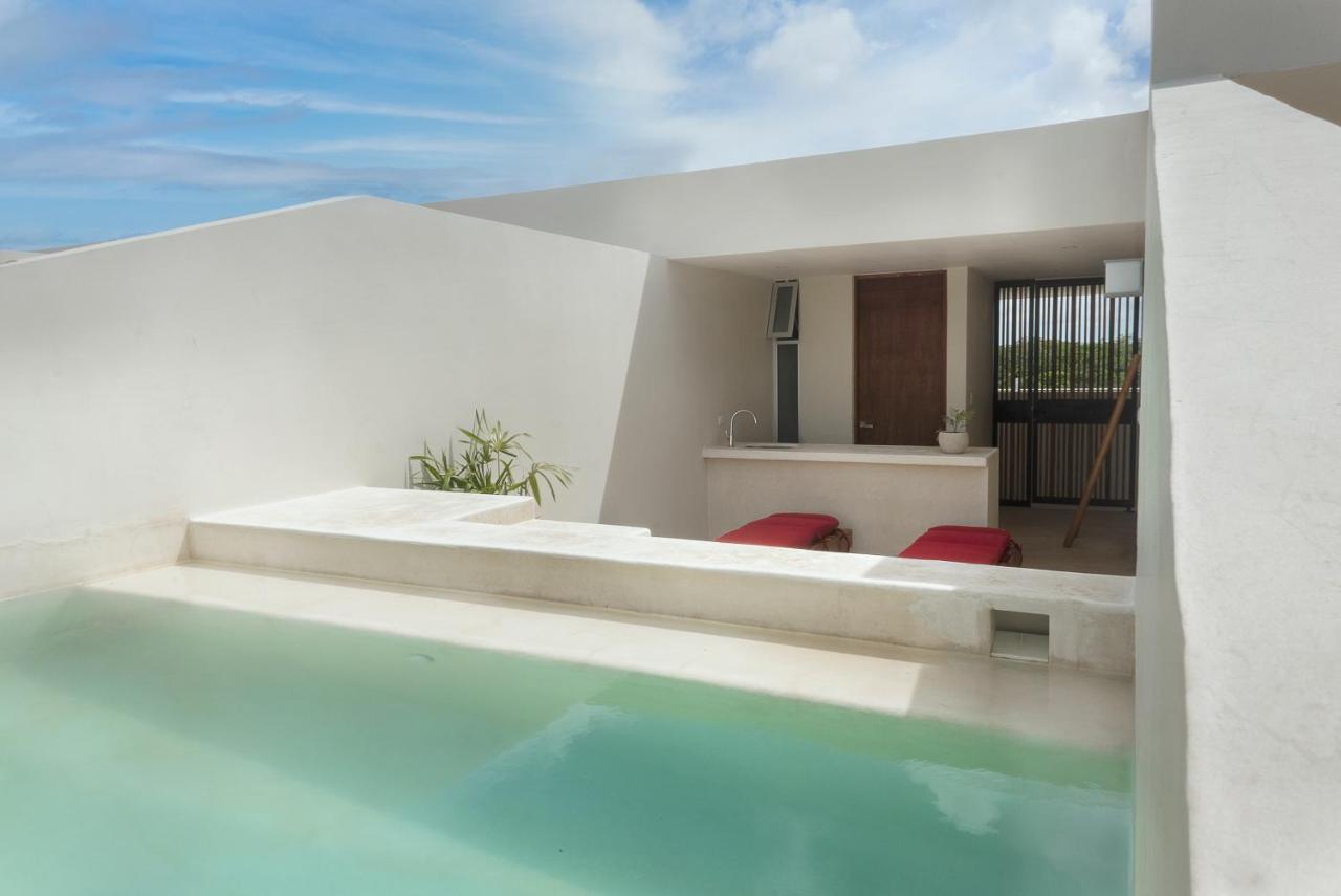 Private Pool And Roof Top For 3 In La Veleta Tulum Extérieur photo